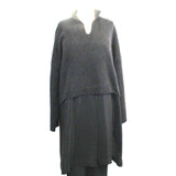 Pier Antonio Gaspari Tunic, Long, Black, S/M