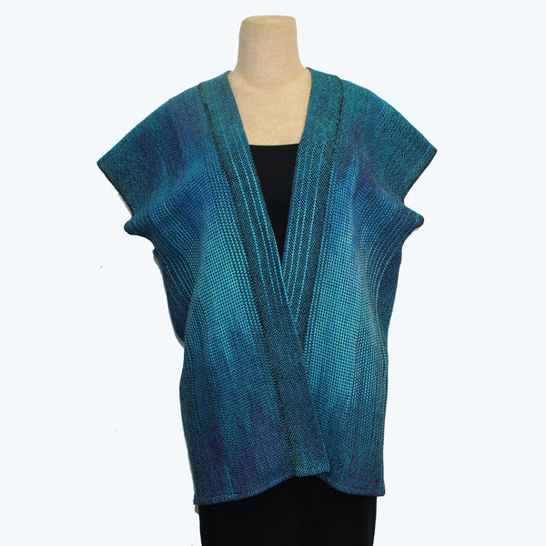 Vickie Vipperman Vest, Turquoise/Blues S