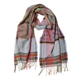 Wallace Sewell Scarf, Gesner Lavender, Navy/Red