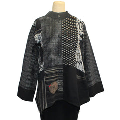 Yaza Jacket, Kasur, Patchwork, Black M