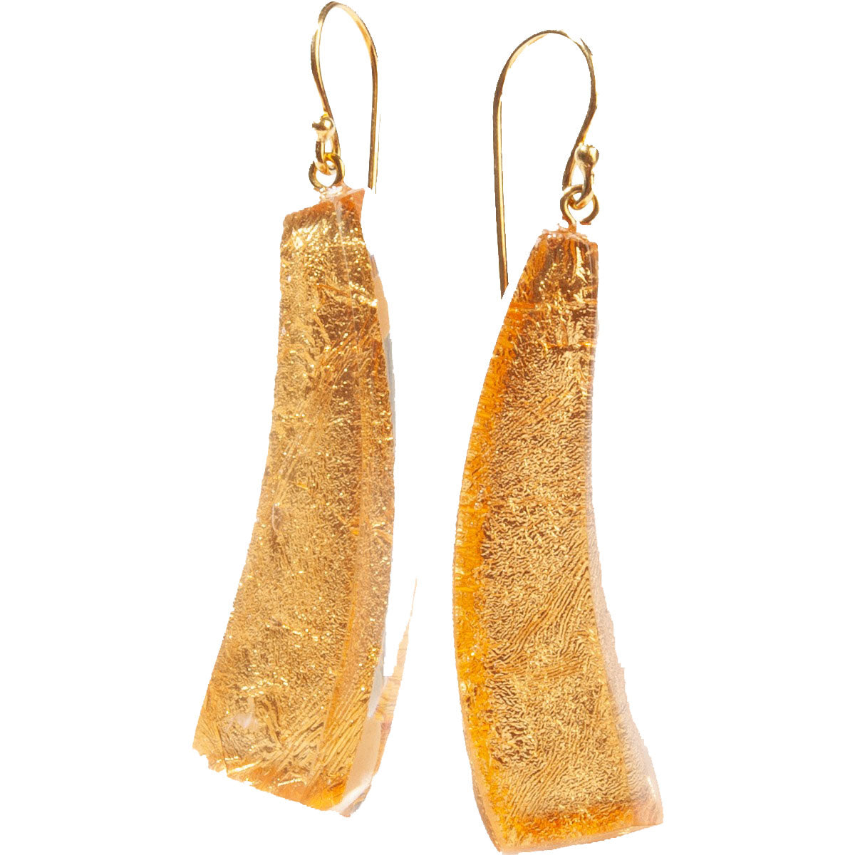 Zsiska Earrings, Emocion, Goldfoil