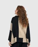 Alembika Sweater, Urban Frontier, Bars. Tan/Black S/M & L/XL