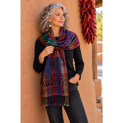 Muffy Young Shawl, Mosaic Plus, Vibrant