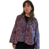 Judith Bird Jacket, Floral, Purple/Lavender/Sage, XS