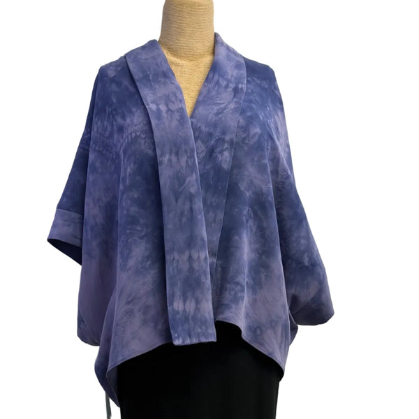 Teri Jo Summer Kimono Vest, Taylor Essence, Lilac, Fits M-XL