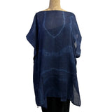 Teri Jo Summer Tunic, Indigo Sky, L/XL