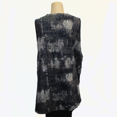 Teri Jo Summer Vest, Douillette, Navy/Charcoal/Taupe, L/XL