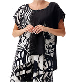 Mara Gibbucci Pullover, Black/White M, L & XL