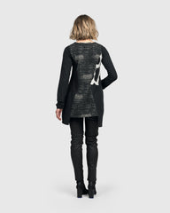 Alembika Tunic, Celsius, Fog, Black/White XS & S