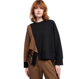 Alembika Pullover, Mix, Black/Olive/Animal Print XS/S, S/M & M/L