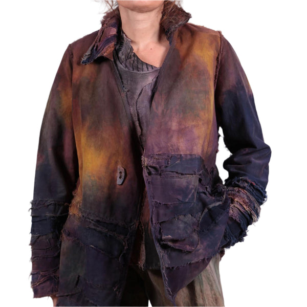 Tatiana Palnitska Jacket, Painted, Sun Never Sets M/L