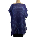 Teri Jo Summer Tunic, Amethyst/Sky, M