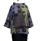 Andrea Geer Top, Funnel Neck, S/M