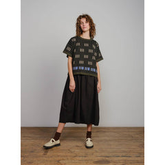 The Endery Tee, Bauhaus, Cinder, Green/Tan/Periwinkle/Black