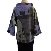 Andrea Geer Top, Funnel Neck, S/M
