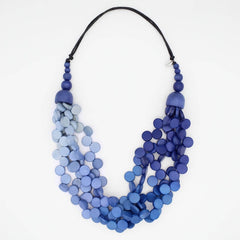 Sylca Designs Necklace,Gillian, Ombre Blue