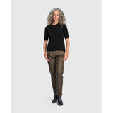 Alembika Pant, Iconic Jeans, Stripes, Brown/Black XS, L, XL & XXL