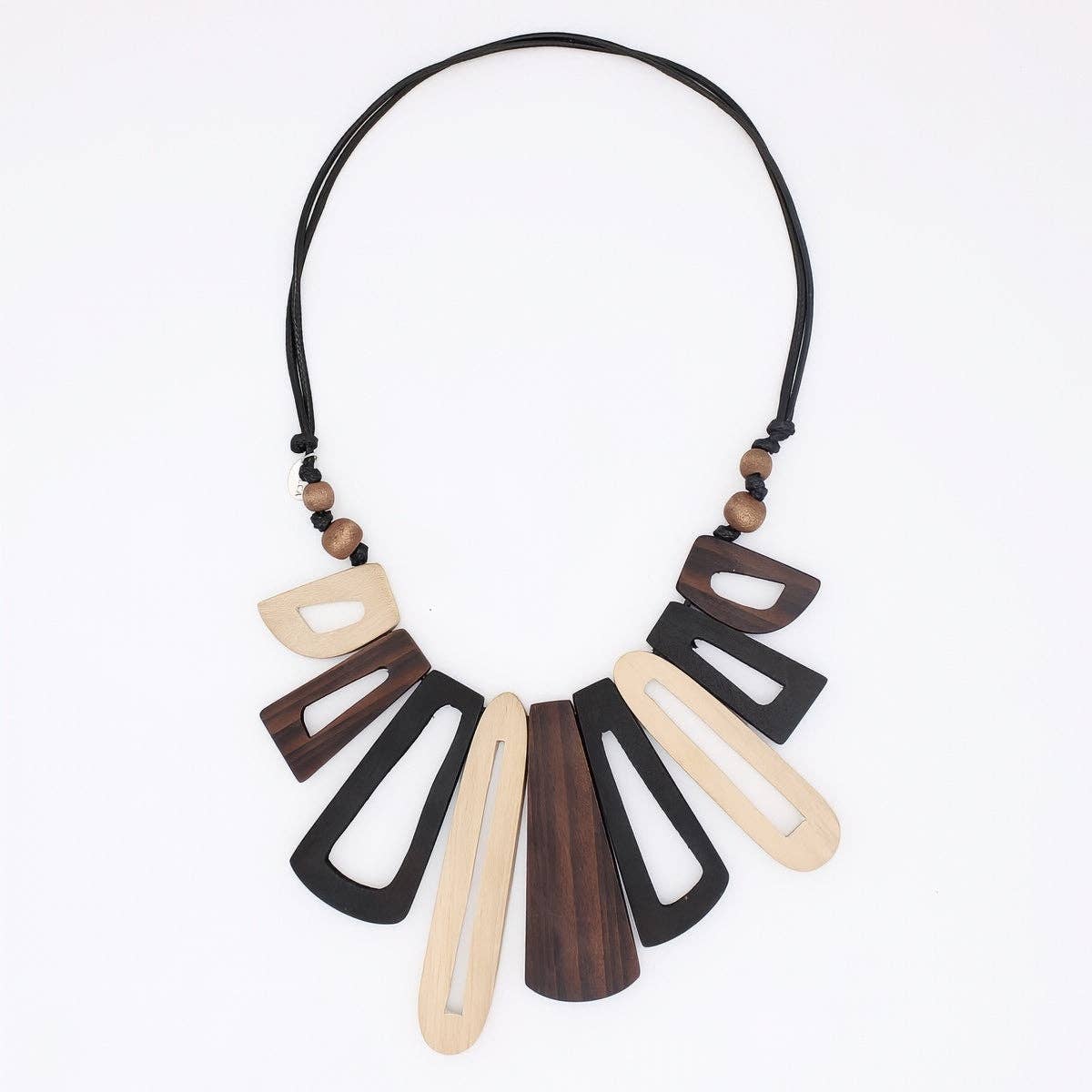 Sylca Designs Necklace, Boho Bloom, Brown