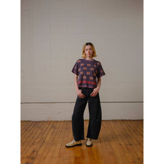 The Endery Tee, Bauhaus, Rhodolite, Lavender/Gold/Orange/Black