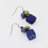 Sylca Designs Drop Earrings, Lia, Blue