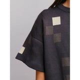 The Endery Tee, Albers, Obsidian, Charcoal/White/Pale Brown