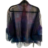 Diane Katz Designs Jacket, Organza, Deep Purples, L