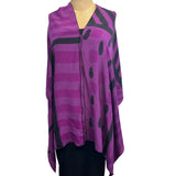 Kay Chapman Shawl, Purple/Violet