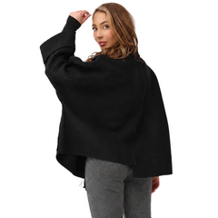 Mara Gibbucci Jacket, Kimono, Tree Print, Black/White S/M, M/L & L/XL