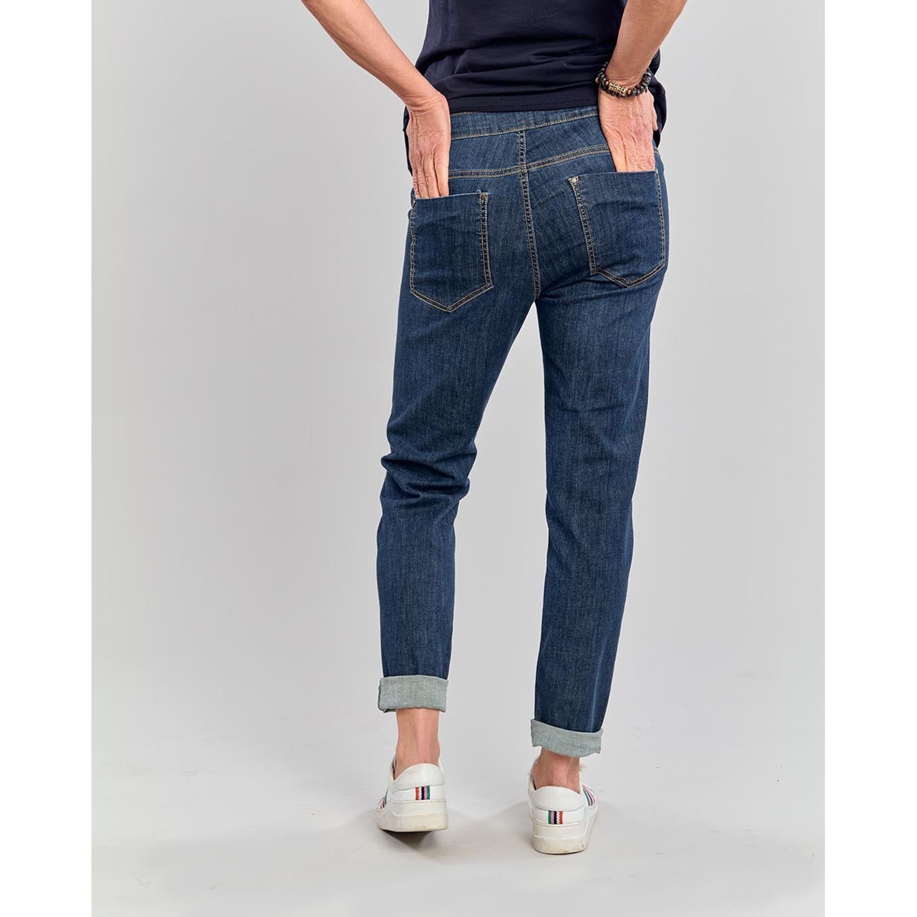 Alembika Pants, Denim Iconic Jean, Blue
