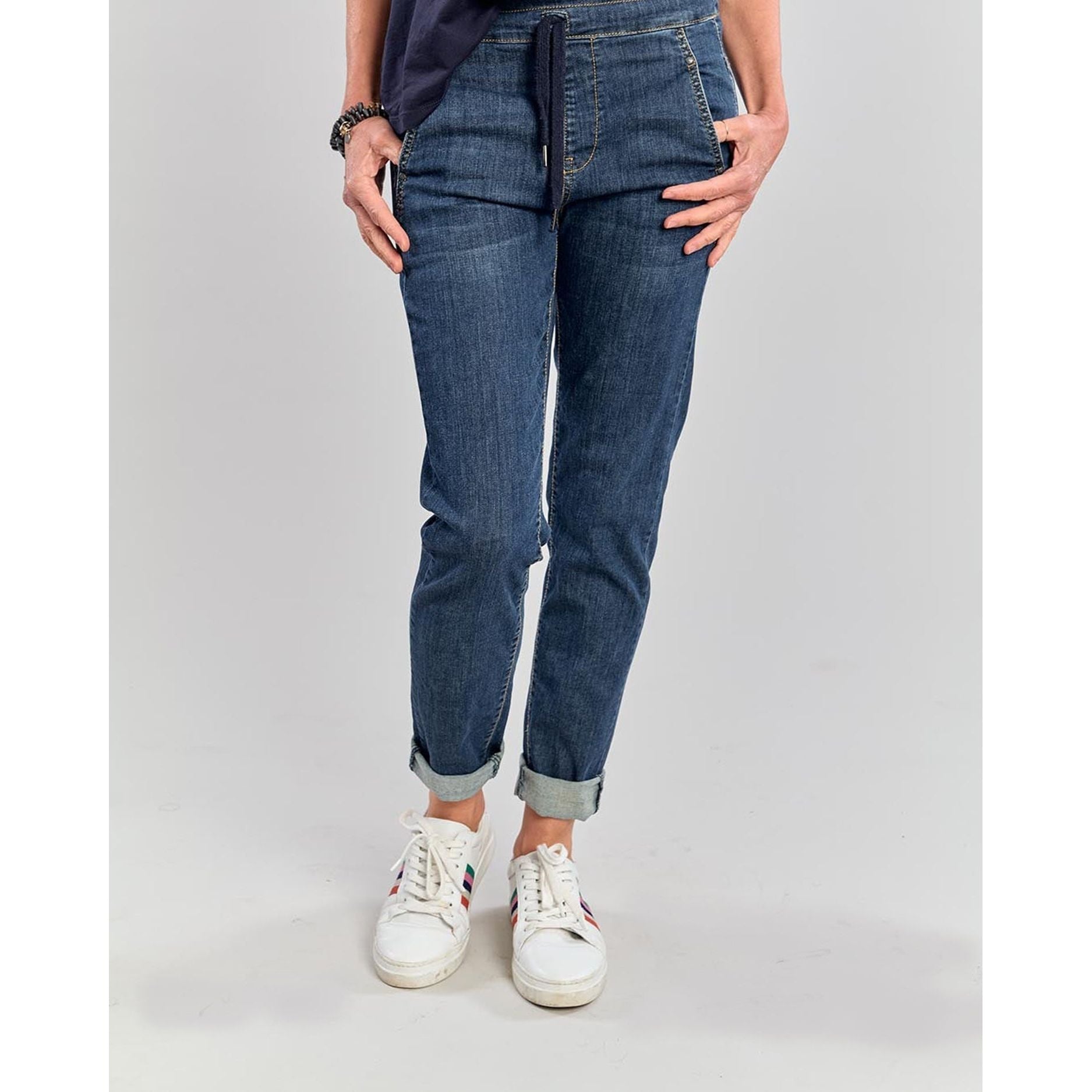 Alembika Pants, Denim Iconic Jean, Blue