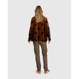 Alembika Shirt, Velvet, Amber/Black XS/S & S/M