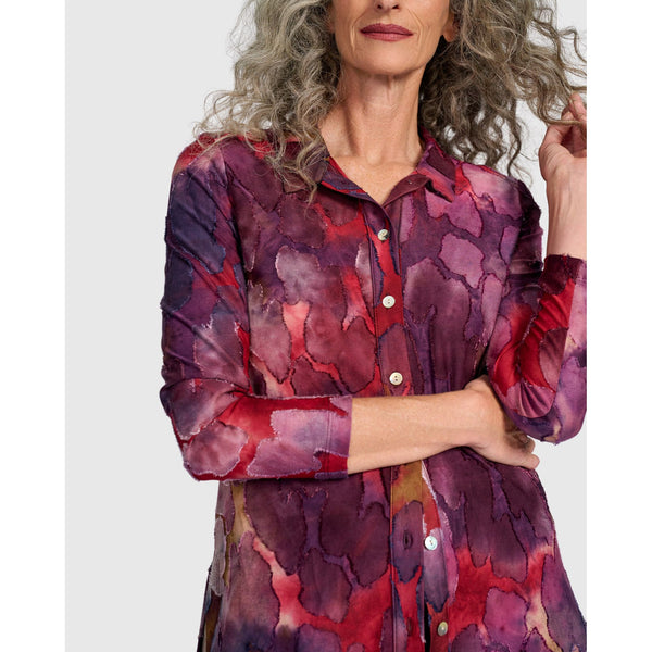 Alembika Shirt, Wine XXS, XS & S