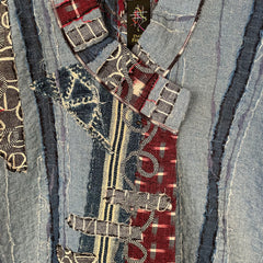 Diane Prekup Opera Jacket, Blue Sky/Vintage Shibori, M