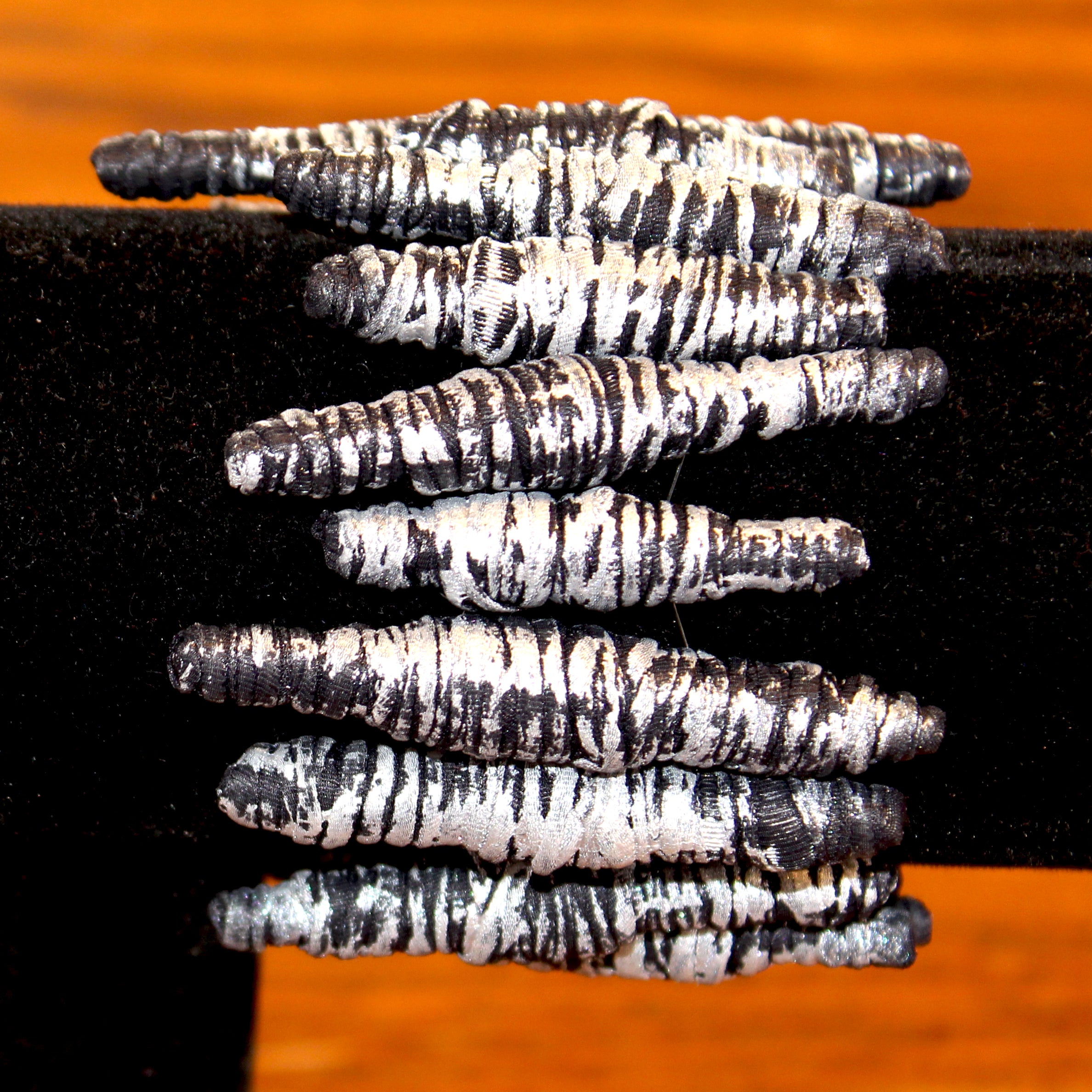 Merle Weismer Bracelet, Black and Silver