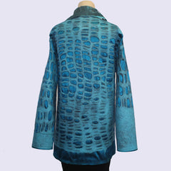 Maggy Pavlou Jacket, Ocean Blue/Turquoise, L