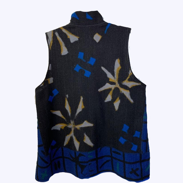 Maggy Pavlou Vest, Blue/Black/ S