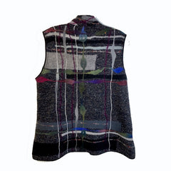 Maggy Pavlou Vest, Grey/Black/Multi, XS/S