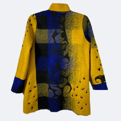 Maggy Pavlou Jacket, Blue/Yellow/Black, XS