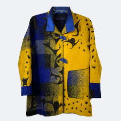 Maggy Pavlou Jacket, Blue/Yellow/Black, XS