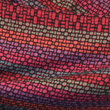 Muffy Young Shawl, Mosaic-Vibrant, Red