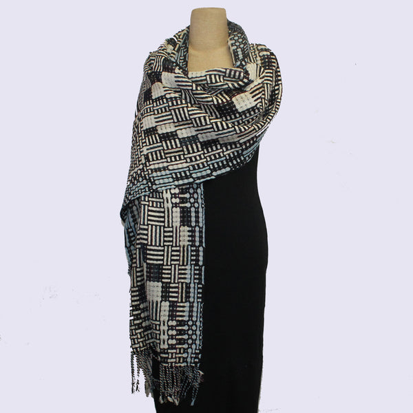 Muffy Young Shawl, New Wave, North Coast Colors