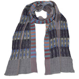 Nuno Shawl, Half Size, Rice Stubble, Blue