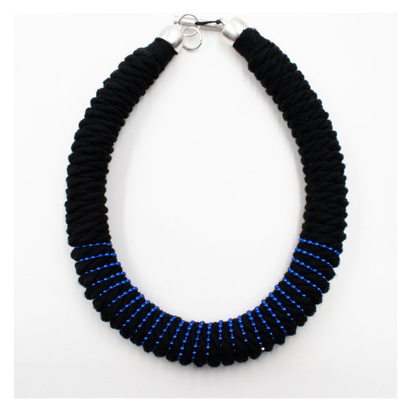 Christina Brampti Necklace, Blue/Black