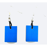 Christina Brampti Earrings, Cube, Turquoise