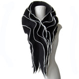 Dagmar Binder Collar, 5-Fold, Contura, Black/White