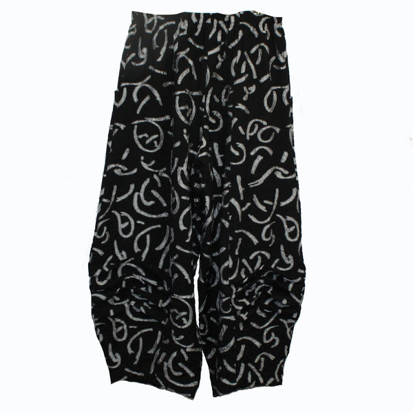 Dress To Kill Pant, Fly, Squiggle, Black/White S/M