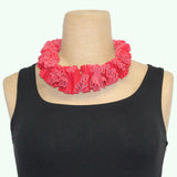 Frank Ideas Necklace, Ruffle Collar, Red