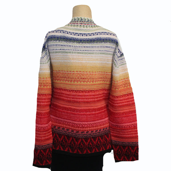 IVKO Cardigan, Stripe, Ornament Pattern XL/XXL