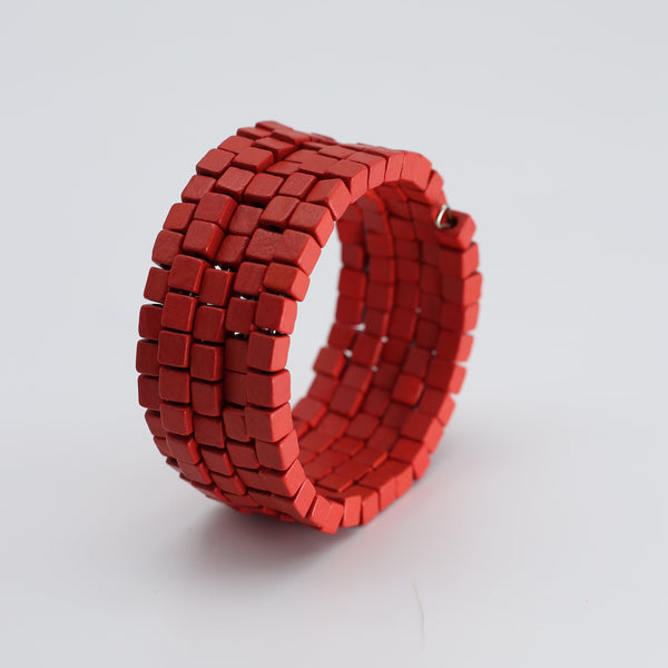 Jianhui London Bracelet, Snake, Red