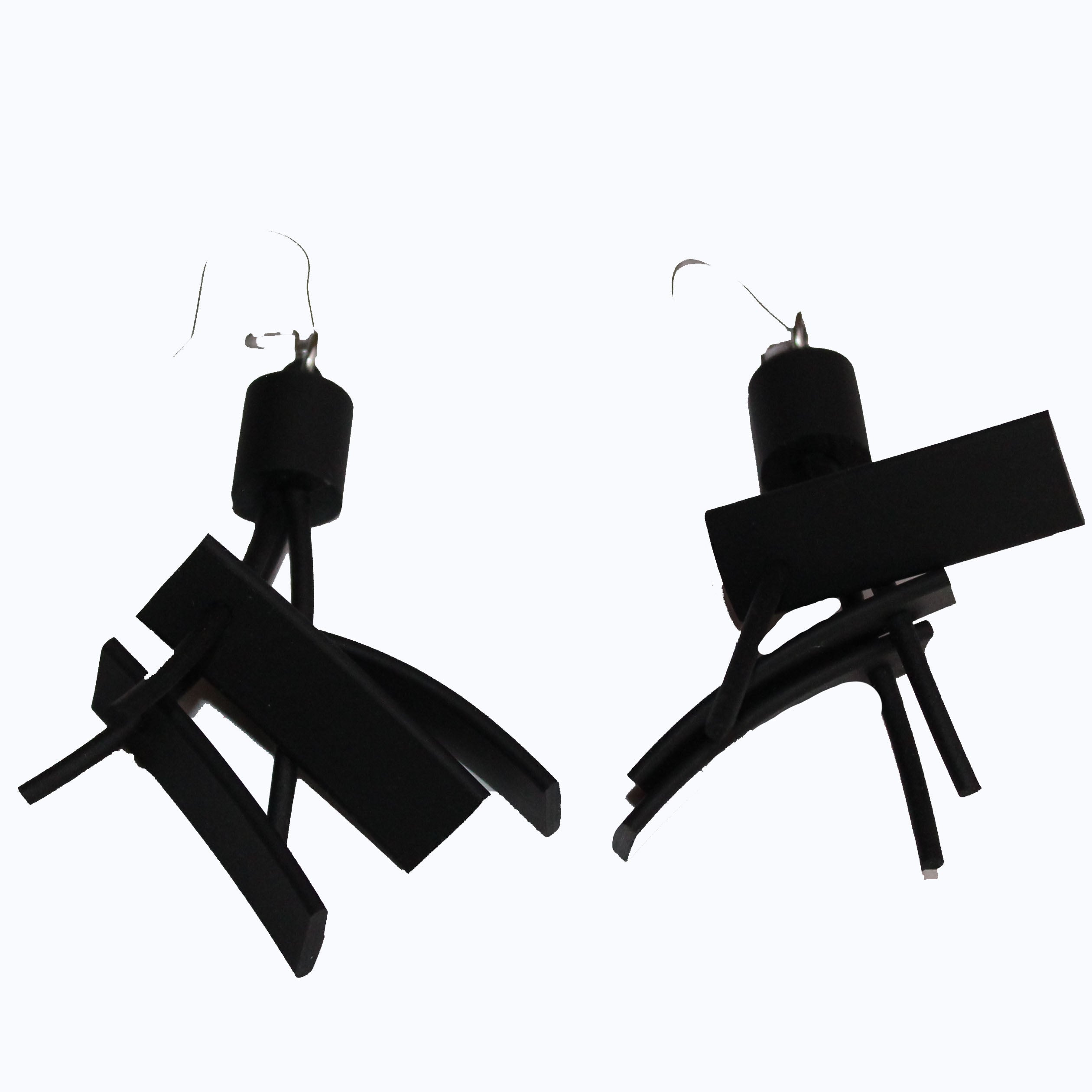 Lydia Bremer Earrings, Sticks, Black